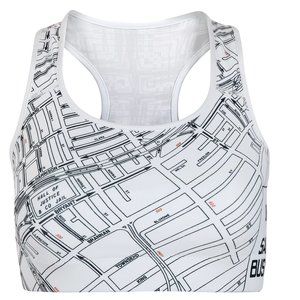 1971 SF Map Padded Sports Bra
